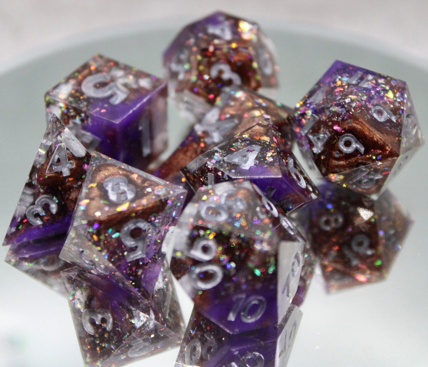 Cosmos Resin Dice Set