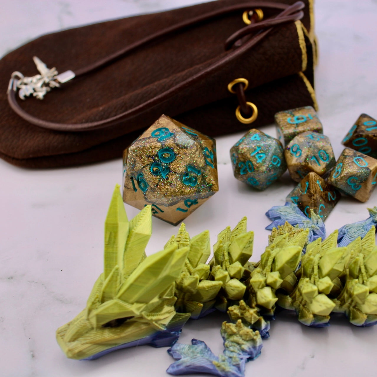 Pirates Chest Combo Resin Dice Set