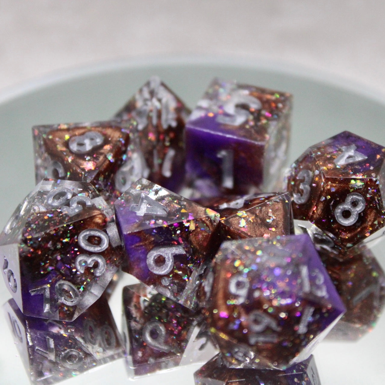 Cosmos Resin Dice Set