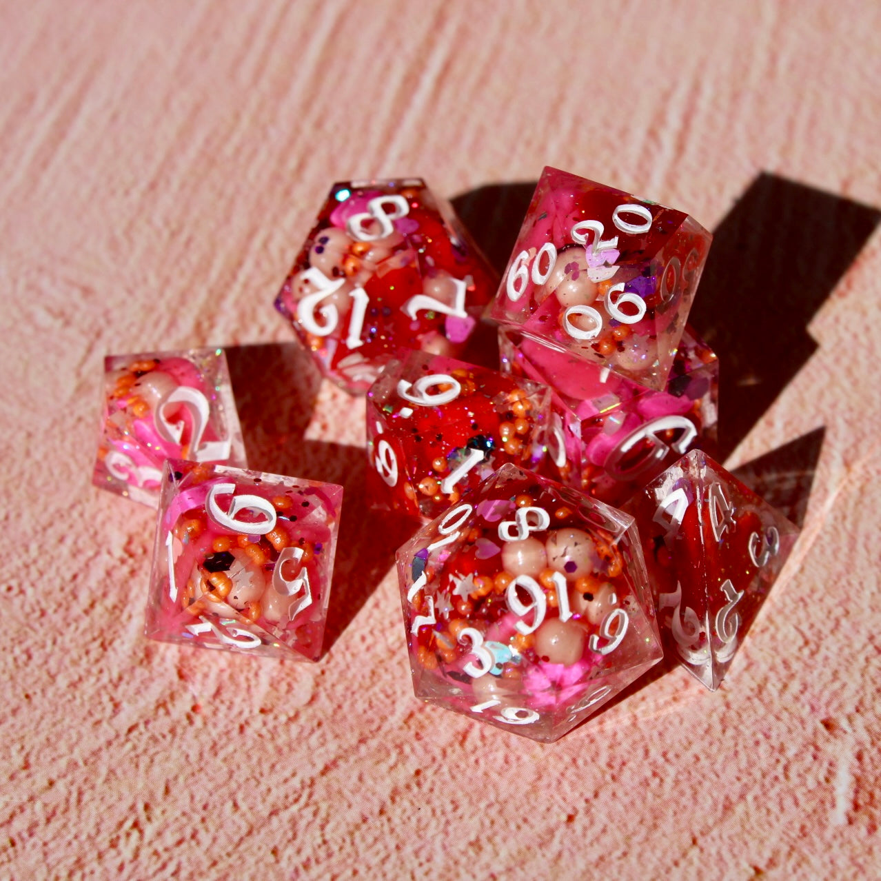 You Have My Heart Resin Dice Set