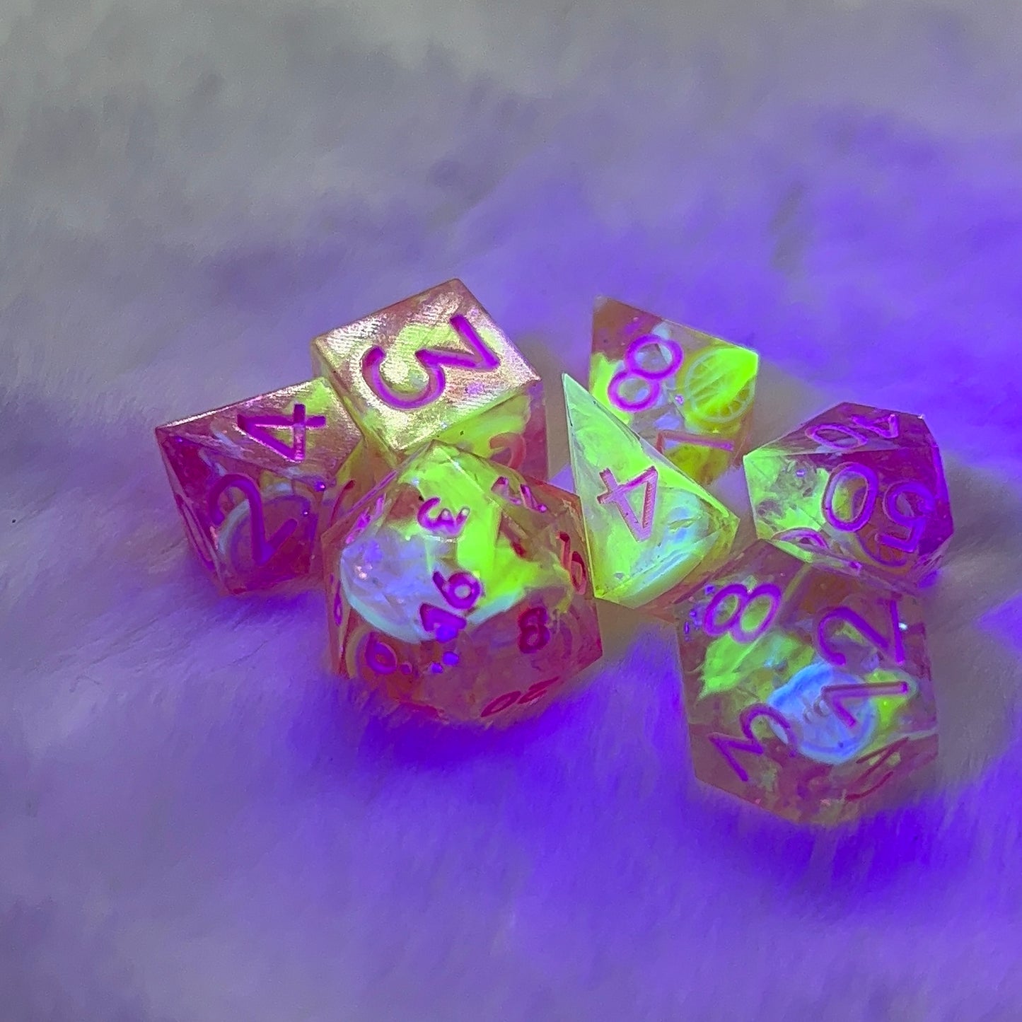 Pink Lemonade Dice Set