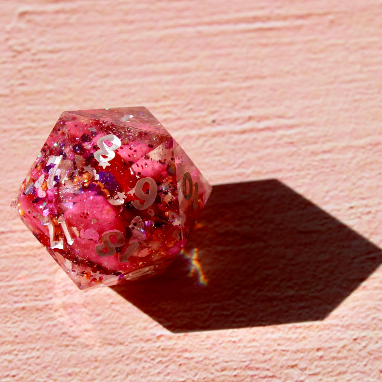 You Have My Heart Resin Dice Jumbo D20