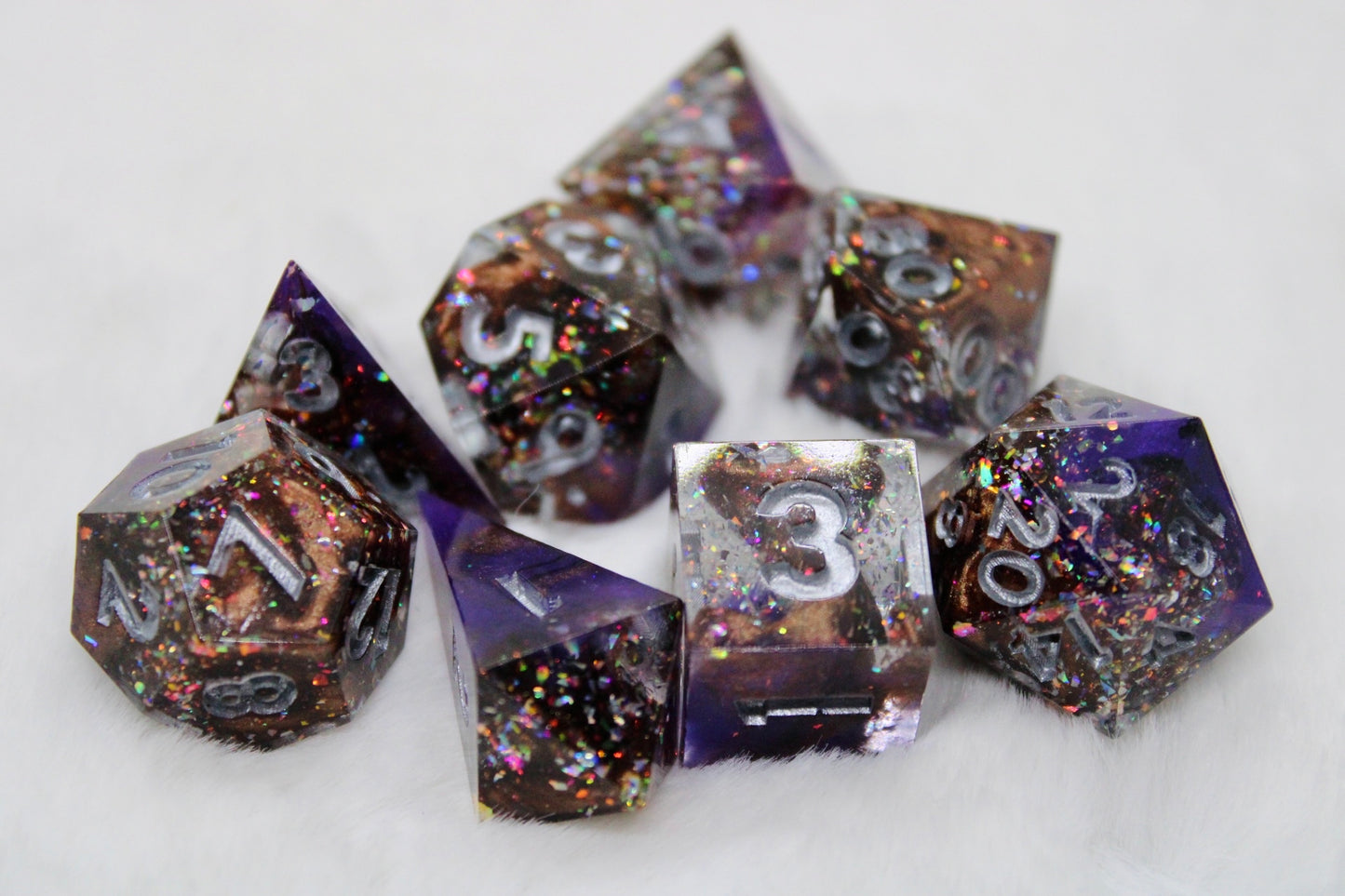 Cosmos Resin Dice Set