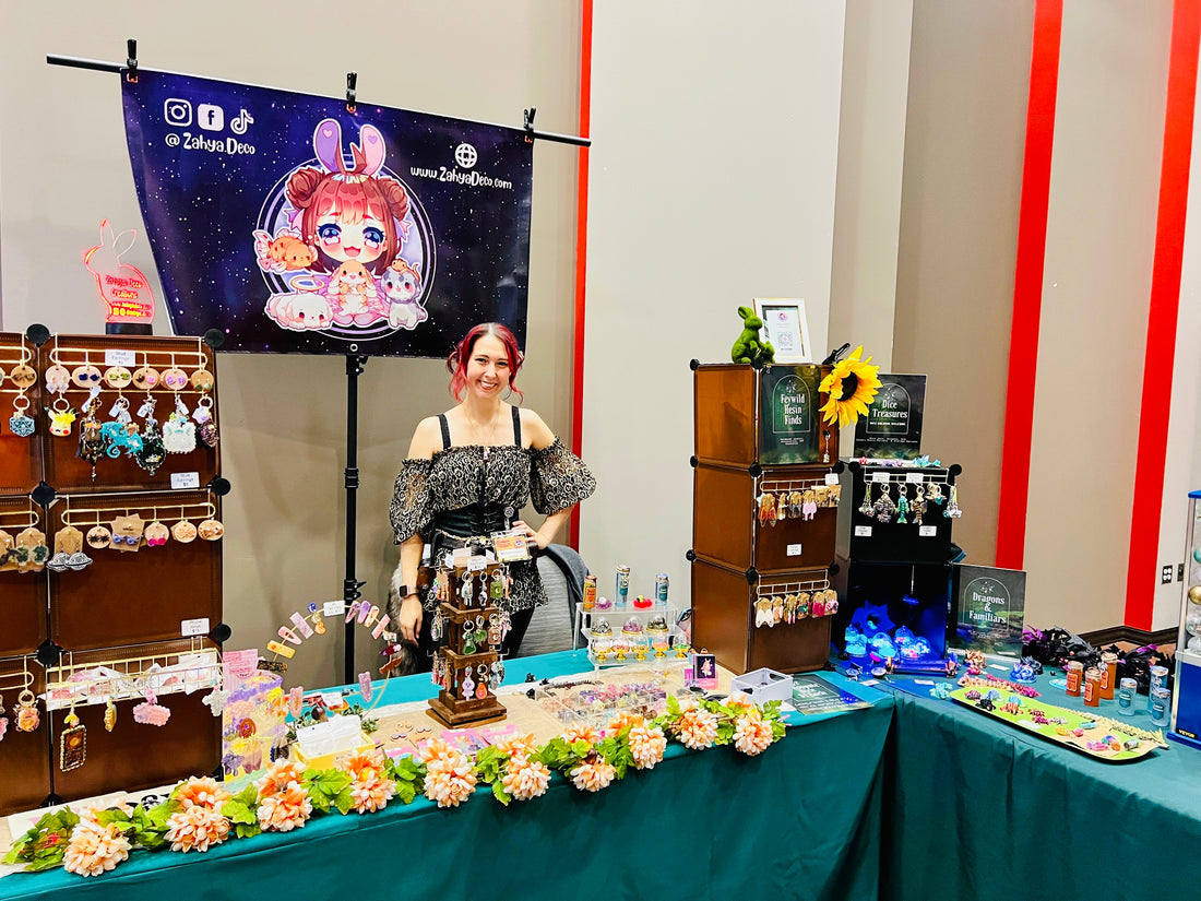 Three Enchanting Events: A Resin and Dice Vendor's Journey