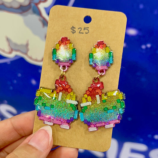 Special Chicken Earrings - MADE TO ORDER