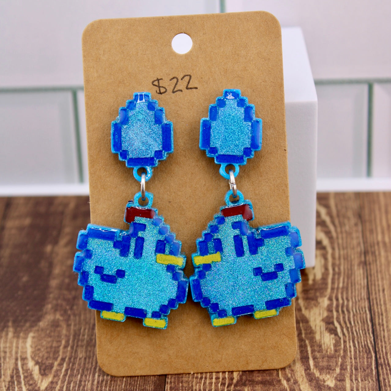 Chicken Earrings - MADE TO ORDER