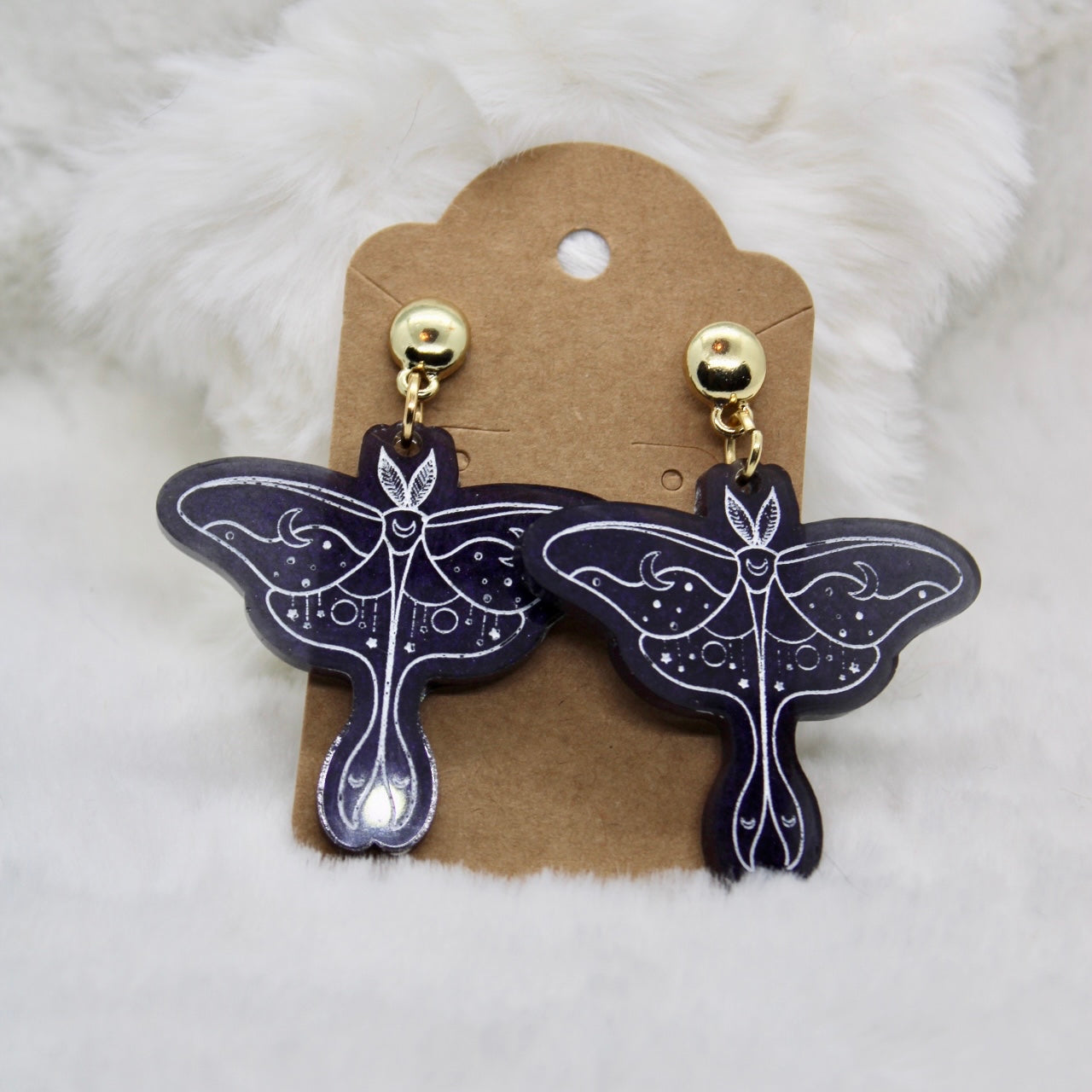 Luna Moth Earrings