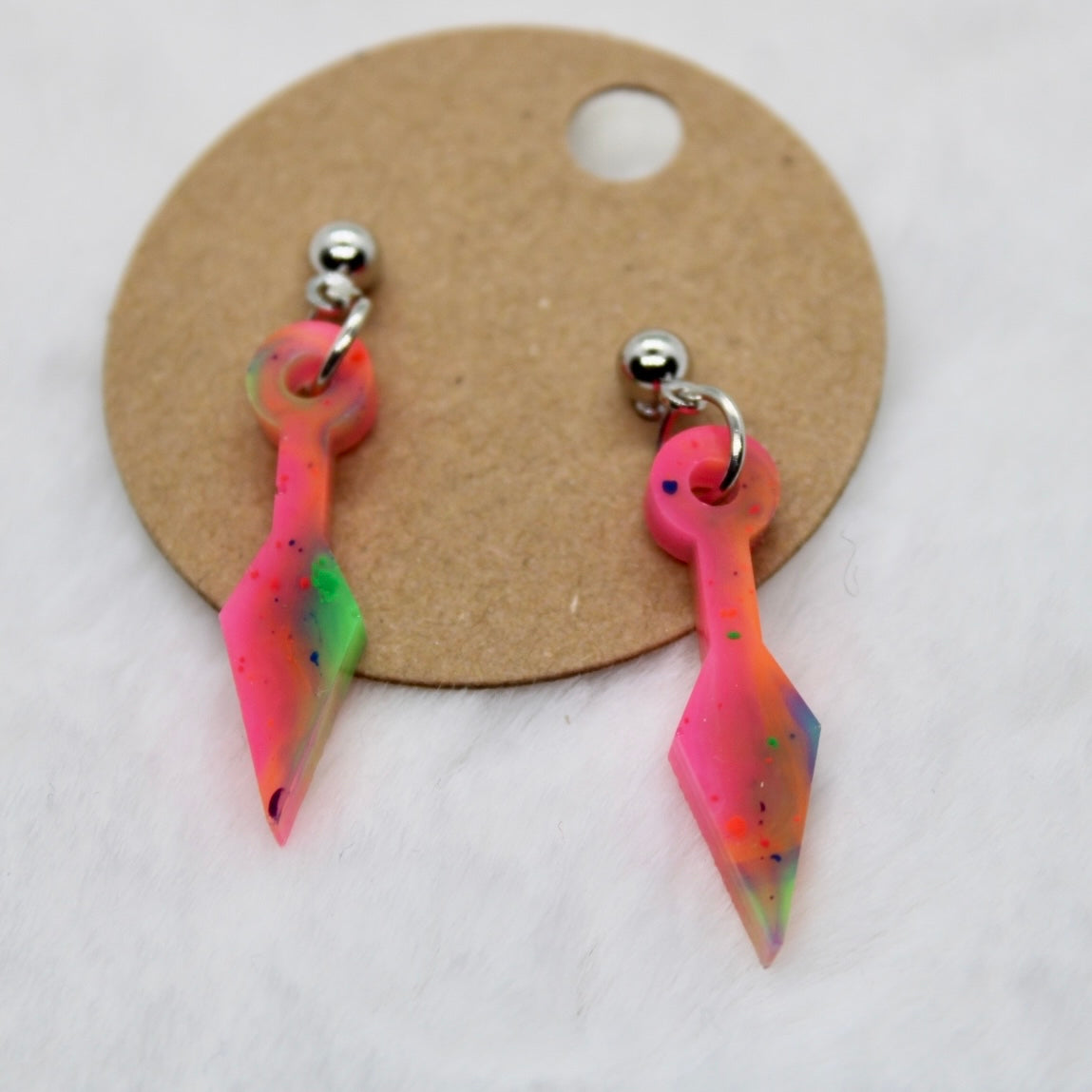 Kunai Shaped Dangle Earrings