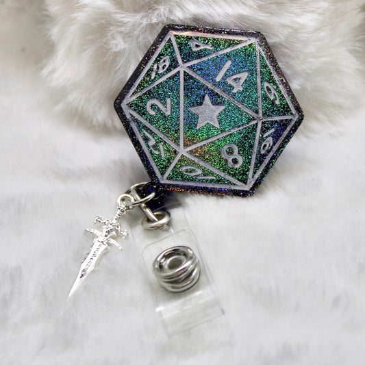 D20 Badge Reel