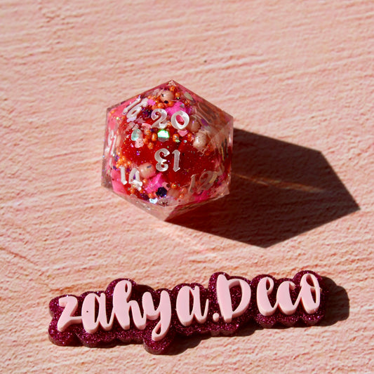 You Have My Heart Resin Dice Jumbo D20