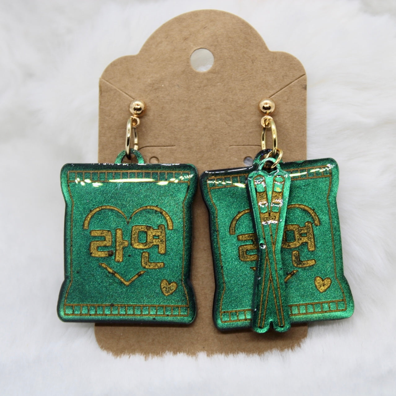 Korean Snack Dangle Earrings