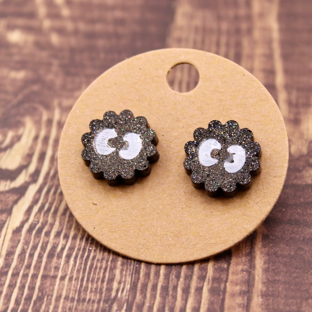 Soot Dust Bunnies Studs