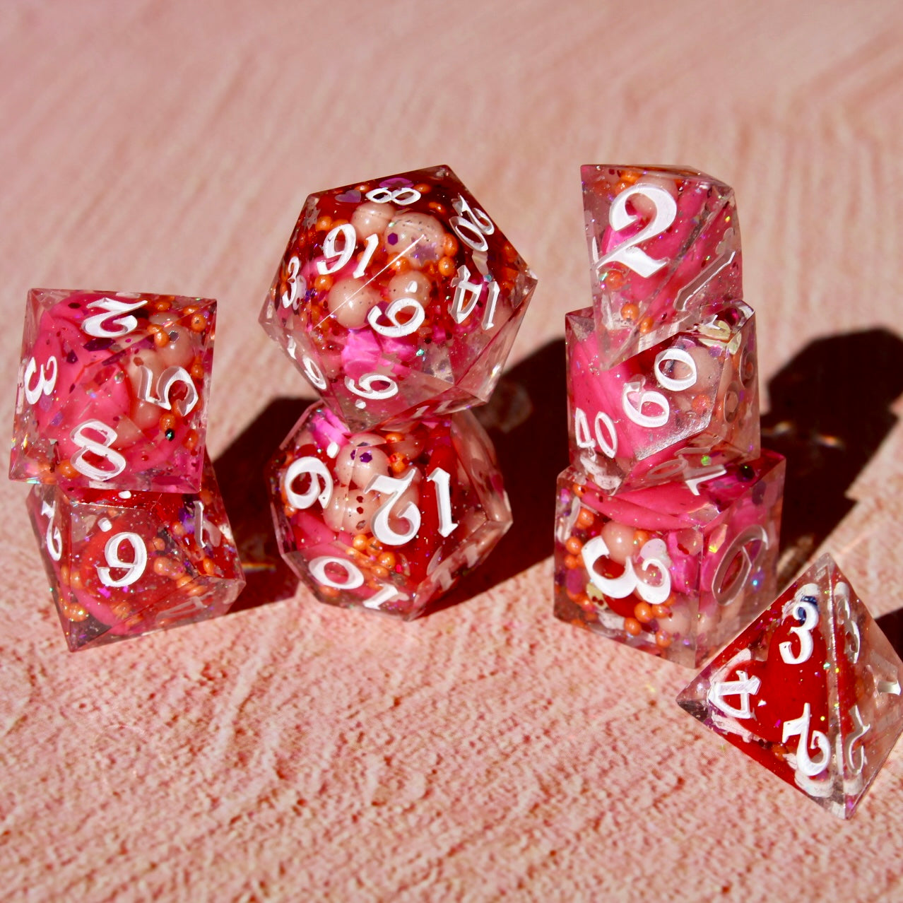 You Have My Heart Resin Dice Set