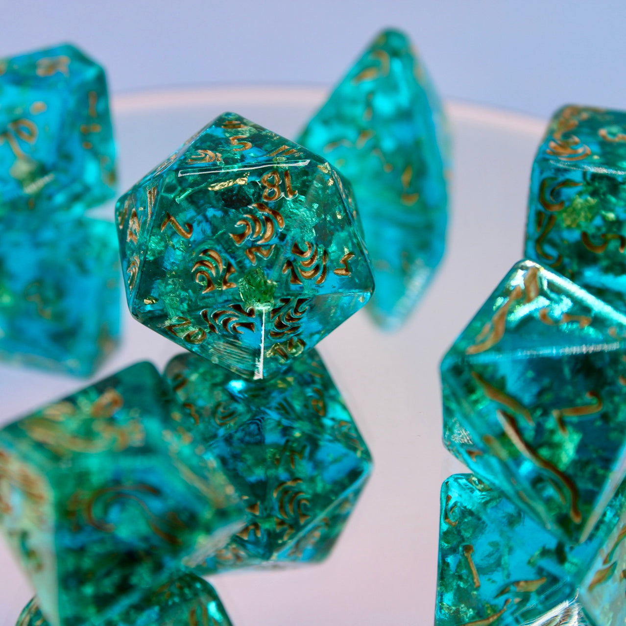 Oceanic Treasure Spirit Resin Dice Set