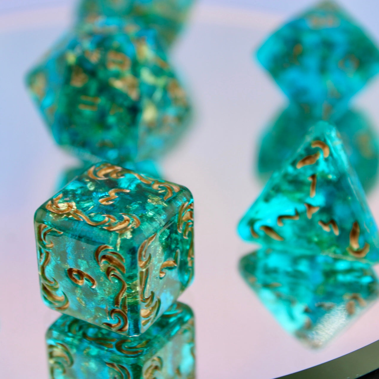 Oceanic Treasure Spirit Resin Dice Set