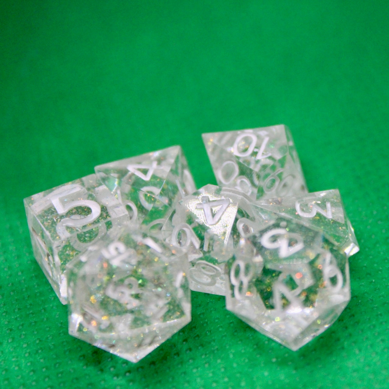 Crystal Inspired Mini Dice Set