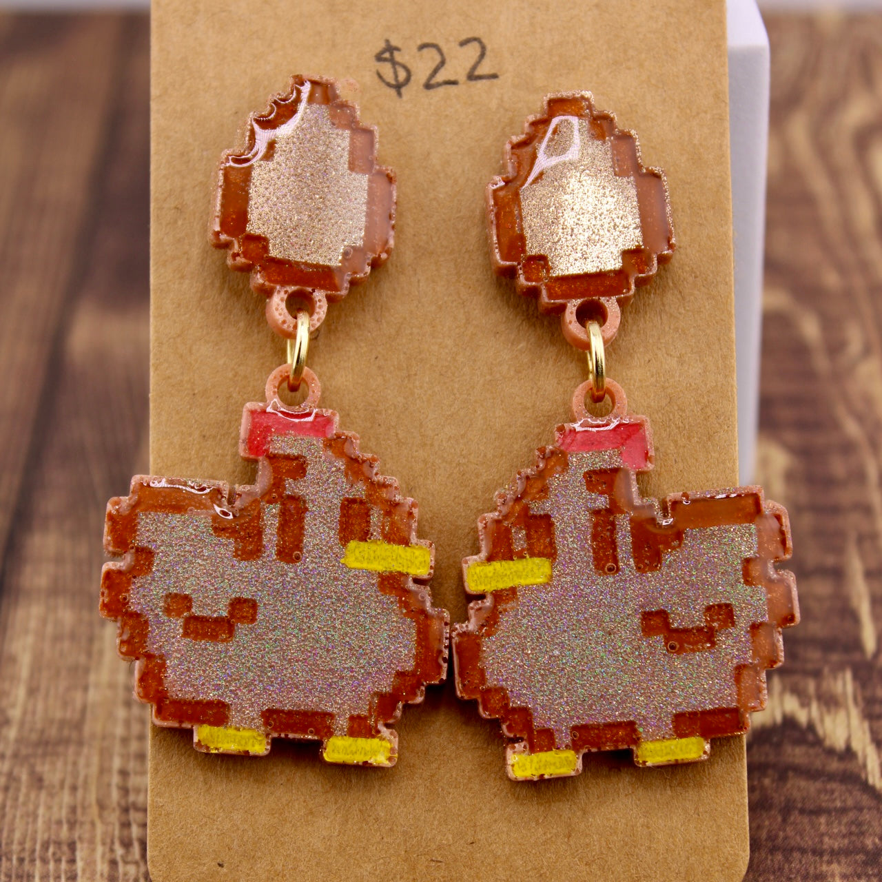 Chicken Earrings - MADE TO ORDER