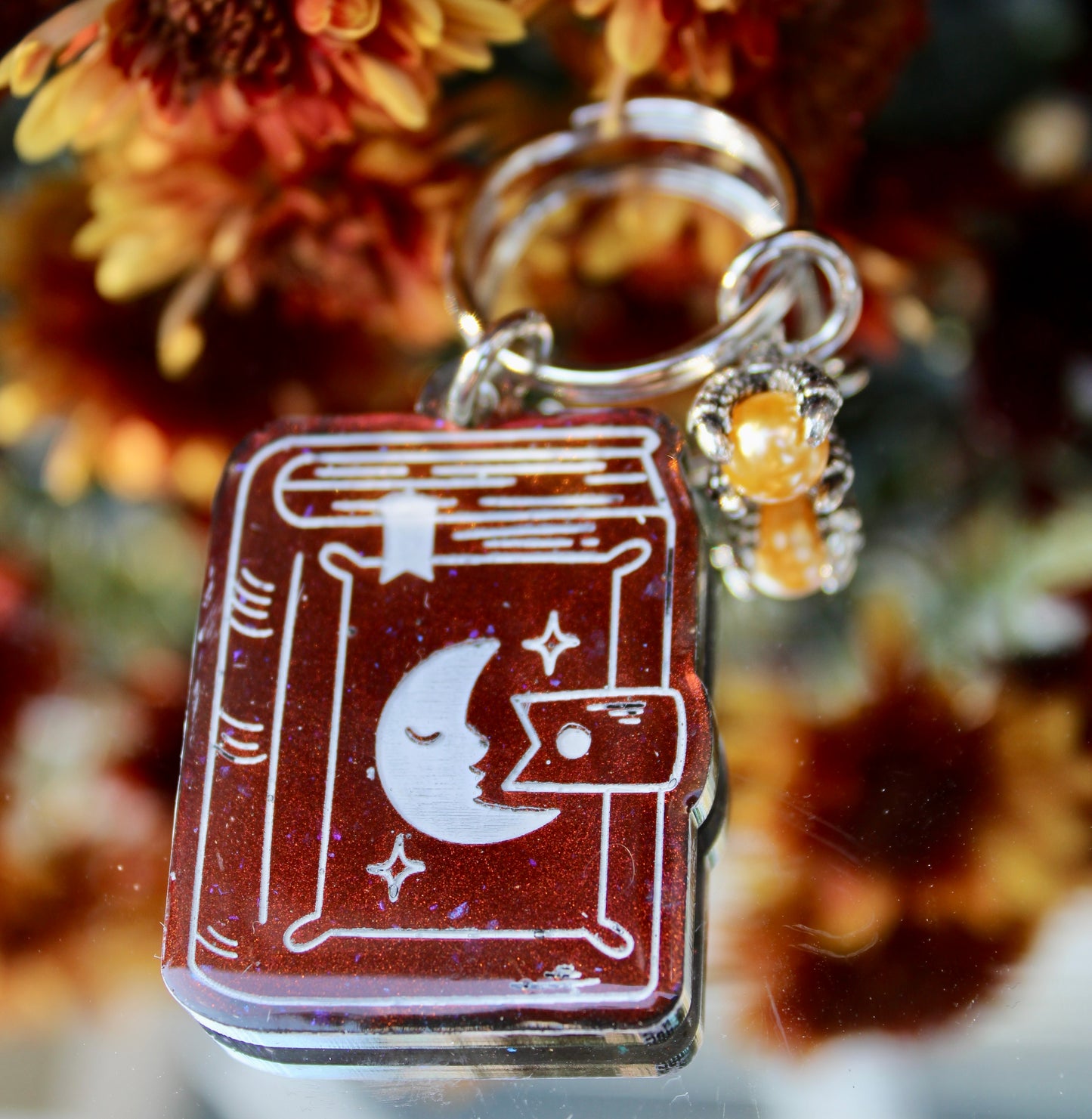 Spell Book Keychains