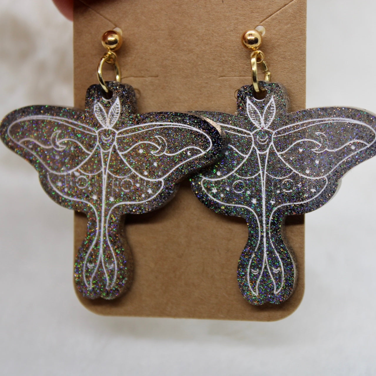 Luna Moth Earrings