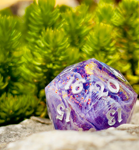 Amethyst Inspired D20 Chonk