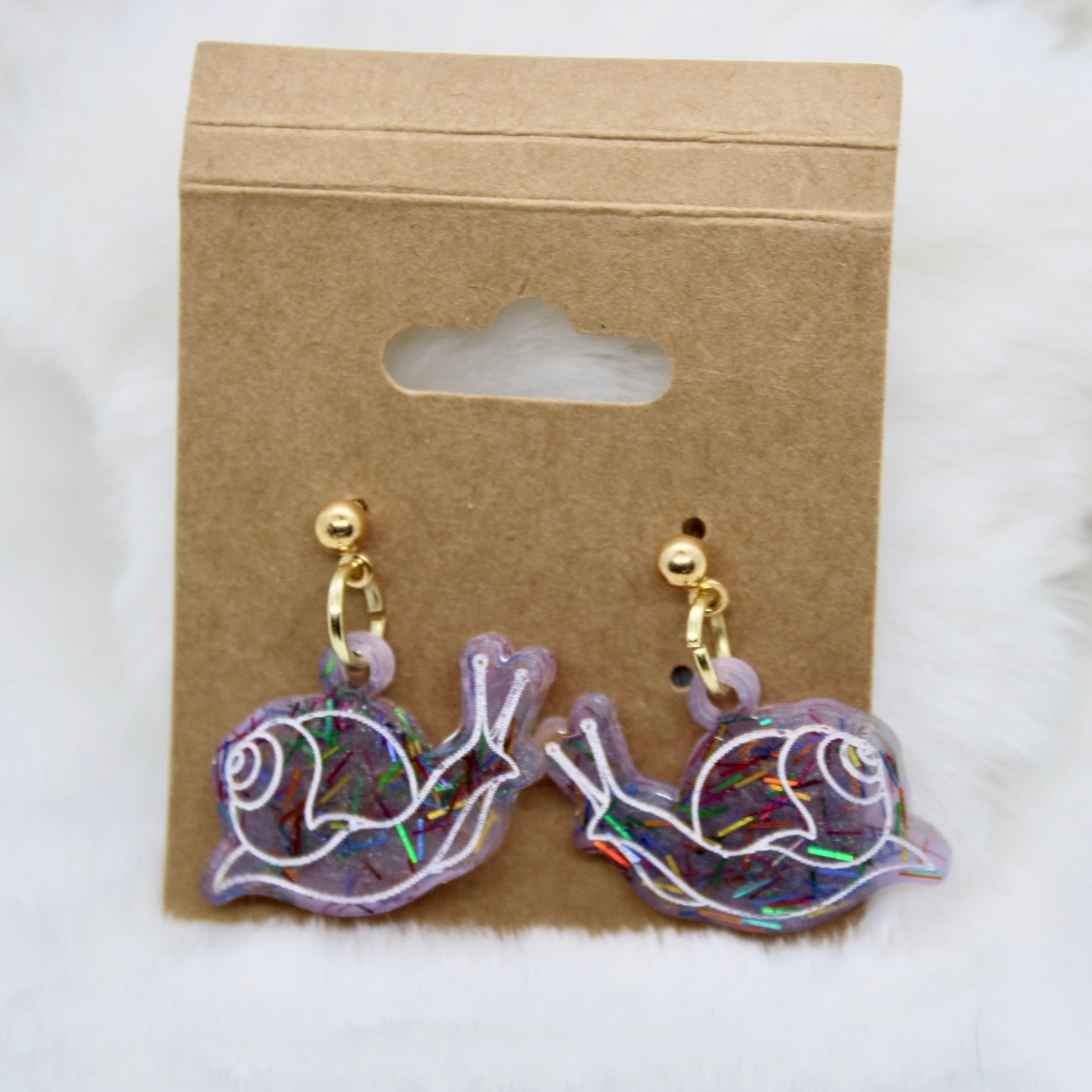 Snail Dangle Earrings