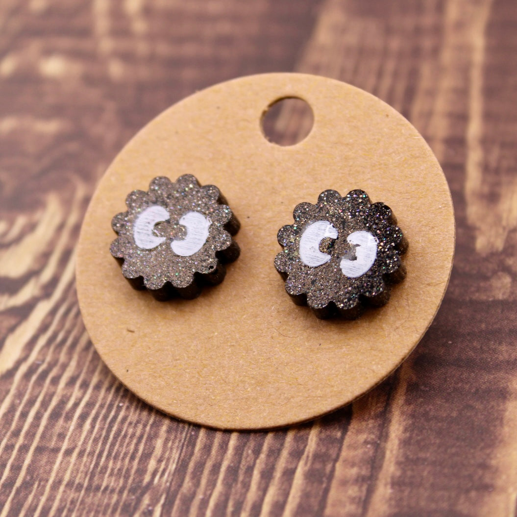 Soot Dust Bunnies Studs