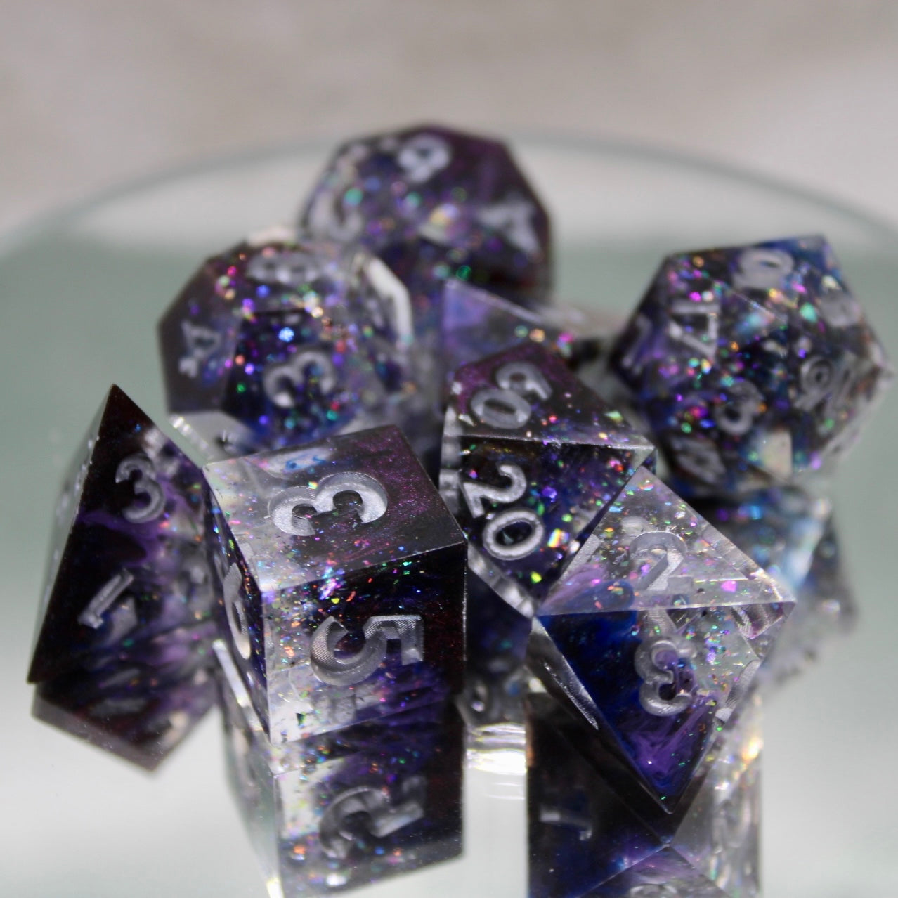 Nebula Resin Dice Set