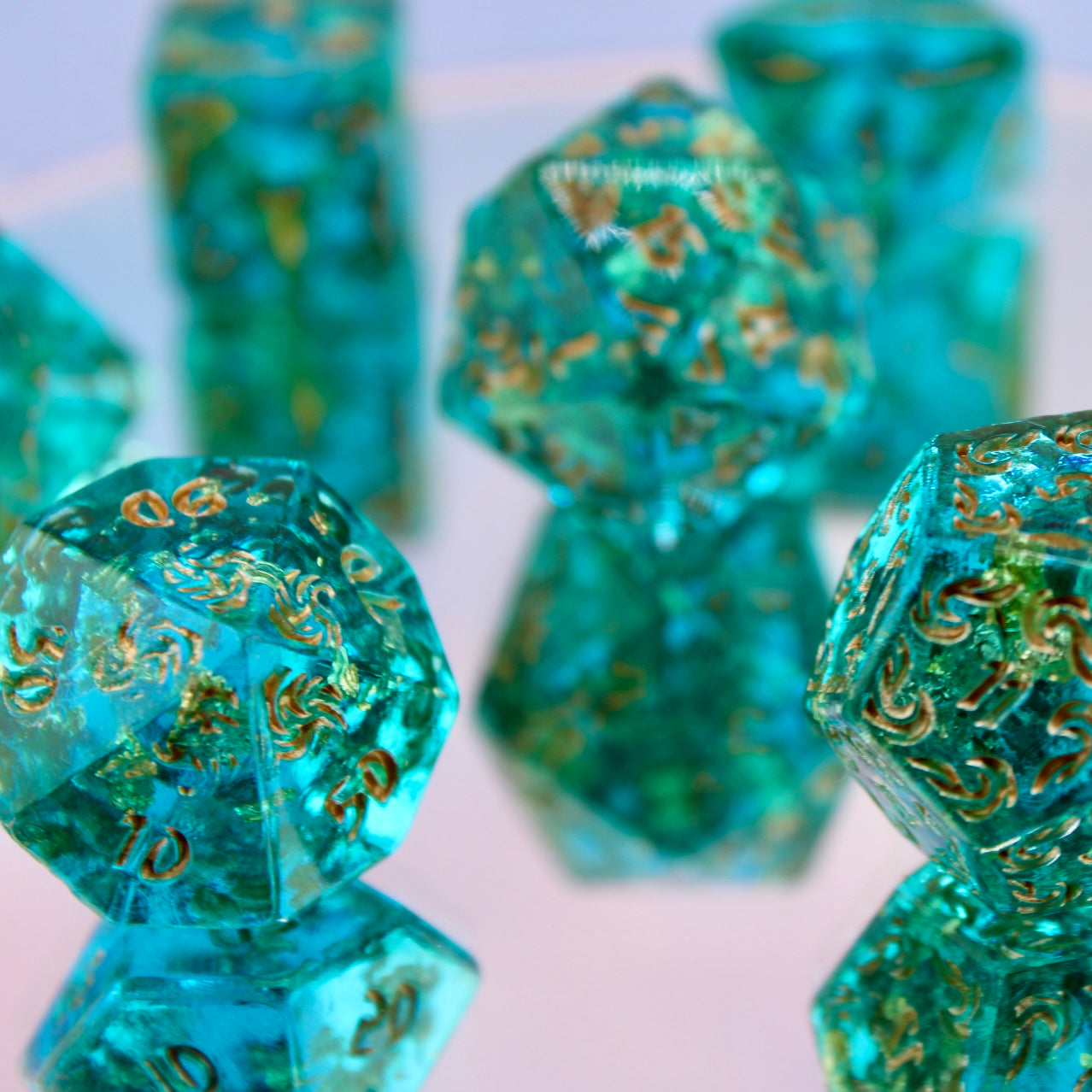 Oceanic Treasure Spirit Resin Dice Set