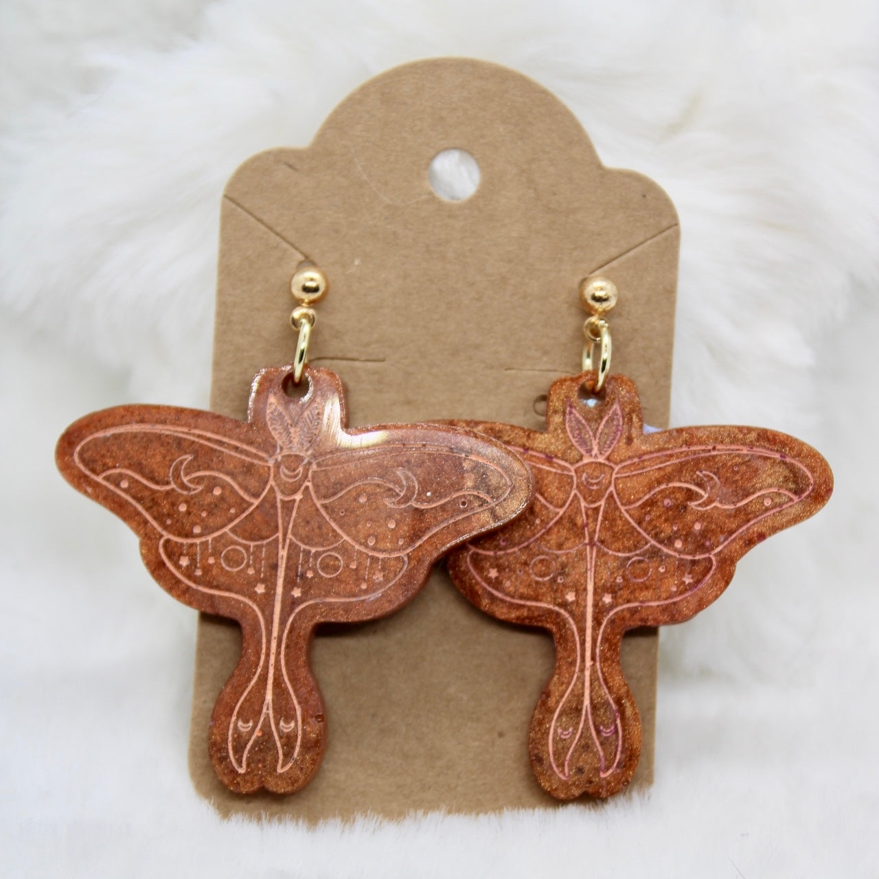 Luna Moth Earrings