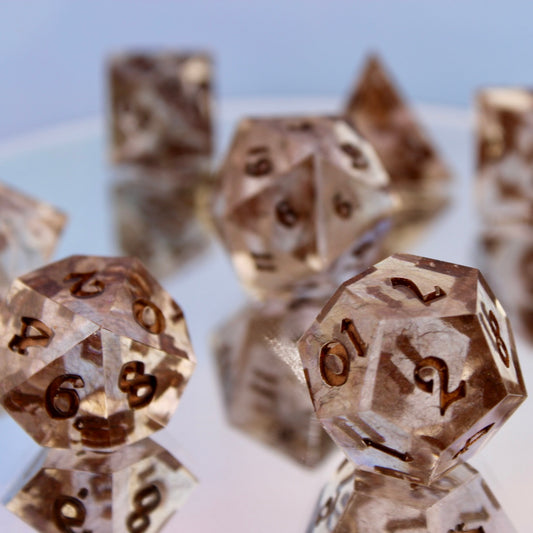 Soul Wisp Resin Dice Set