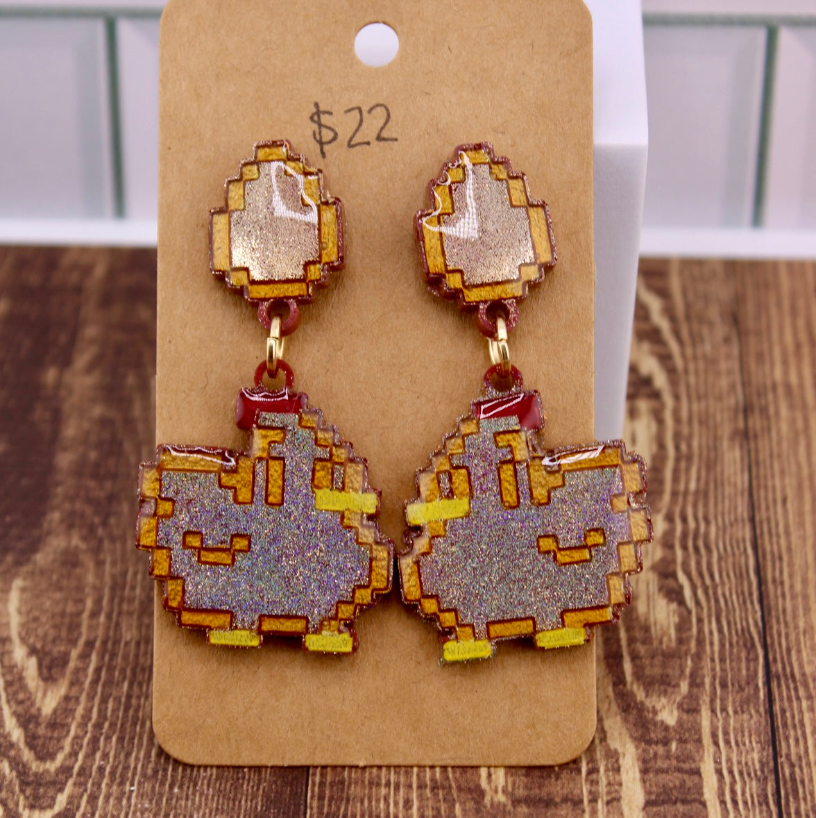 Chicken Earrings - MADE TO ORDER