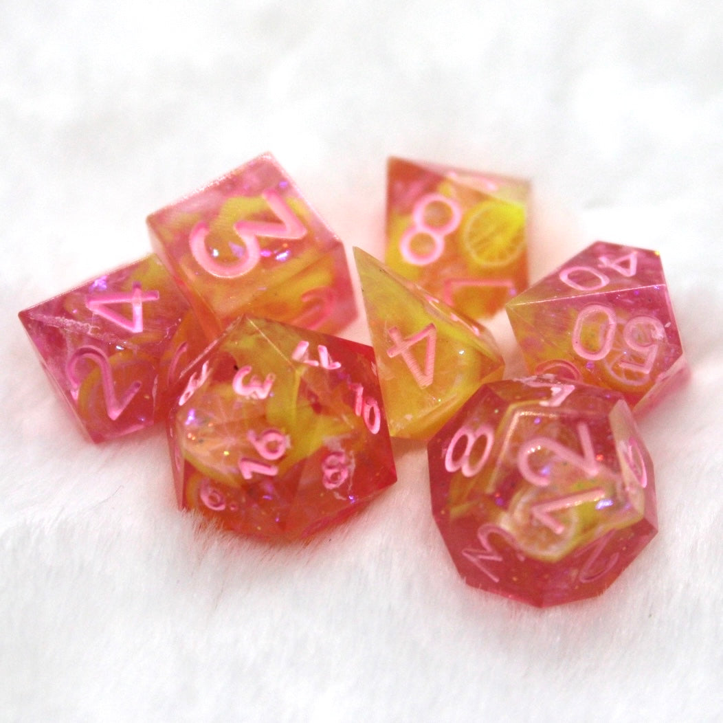 Pink Lemonade Dice Set