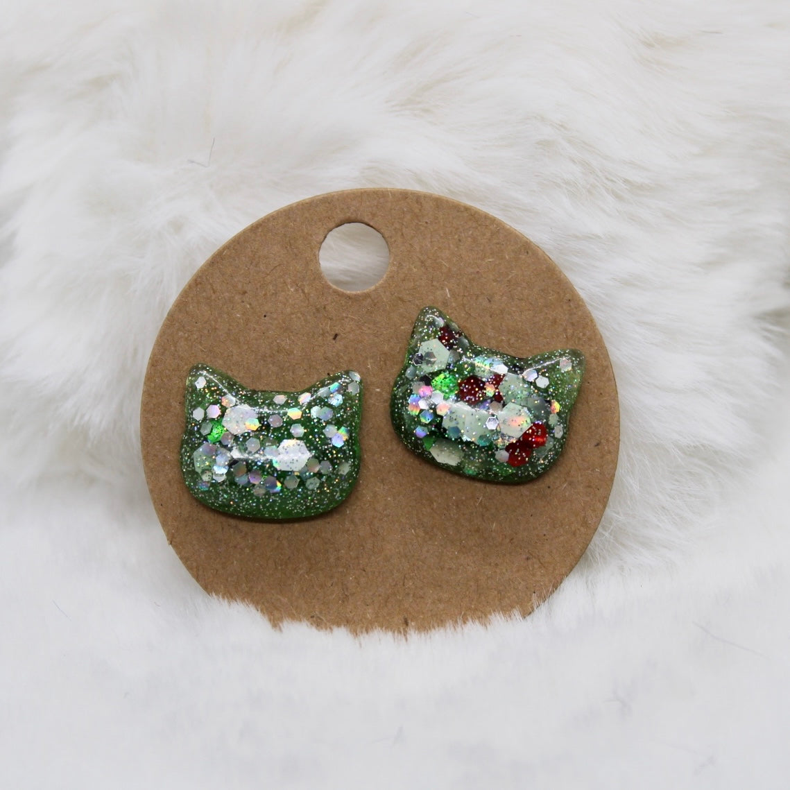 Kitty and Paw Studs