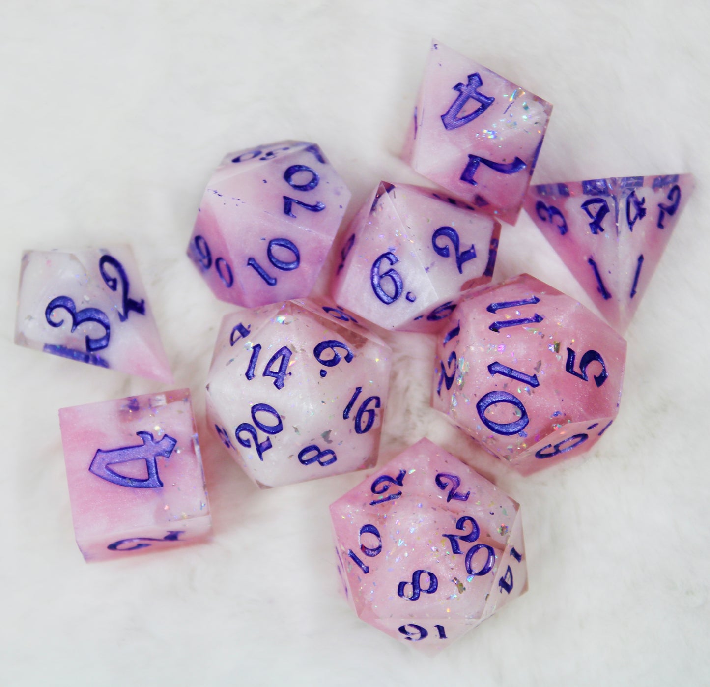 Sakura Clouds Dice Set