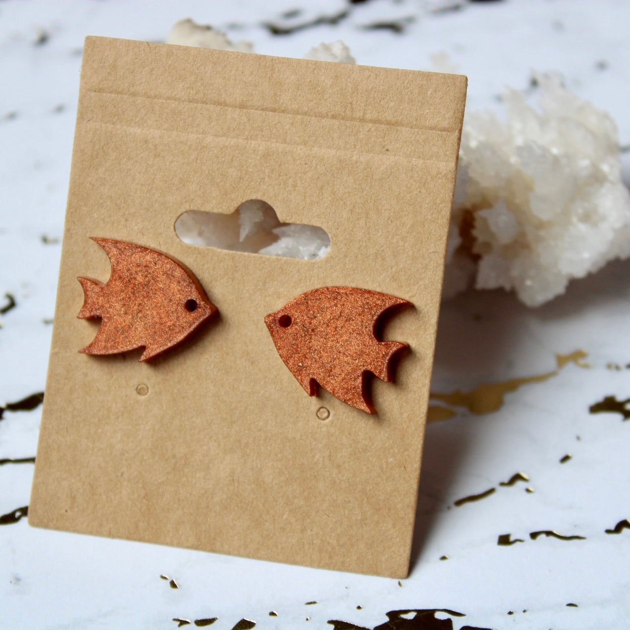 Fish Stud Earrings