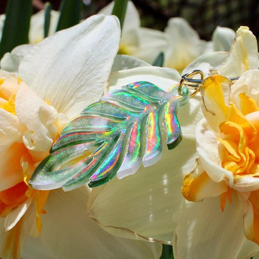 Philo Leaf Holo Keychains