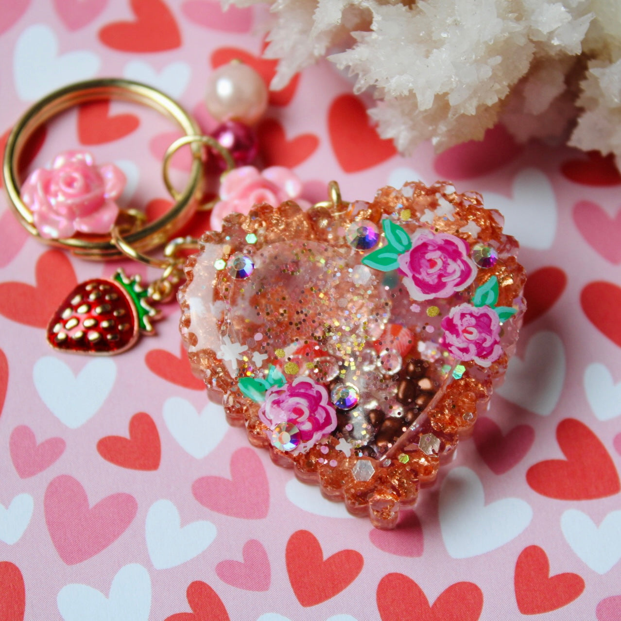 Valentine’s Day Heart Charm