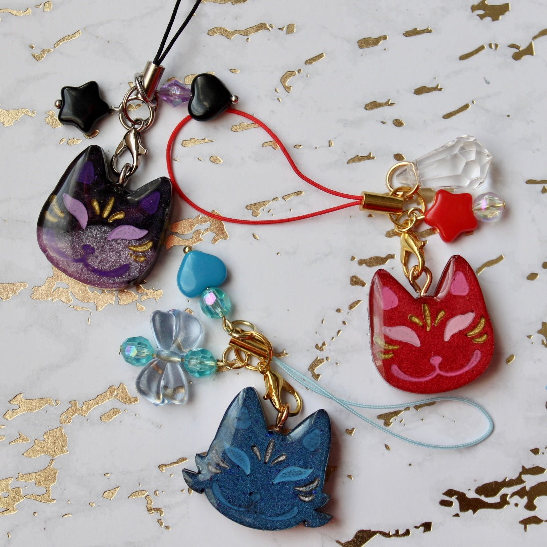 Kitsune Kitty Charms