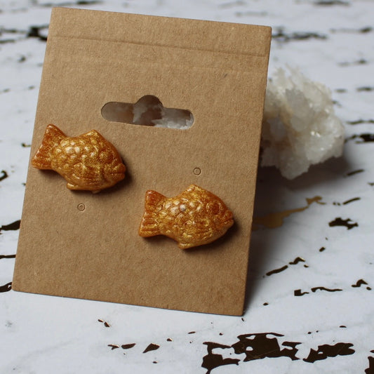 Taiyaki Fish Earrings -MADE TO ORDER